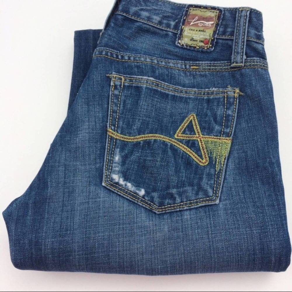 Vigoss Chic & Moda Unique Distressed Jeans - Picture 3 of 5
